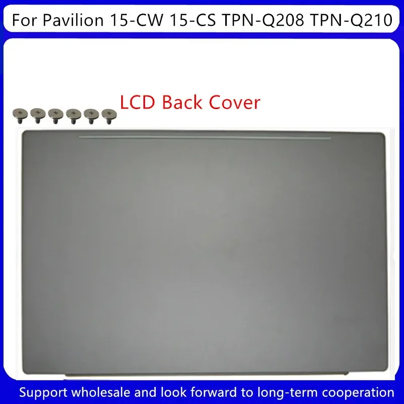 Tampa traseira LCD para pavilhão hp 15-cw 15-cs tpn-q208 tpn-q210, l23879-001/inferior