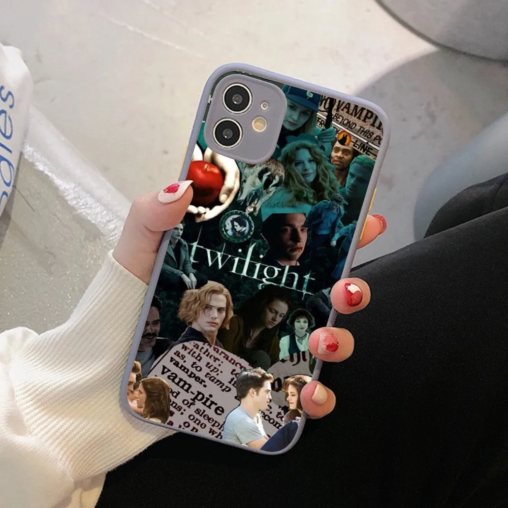 TV Twilight Isabella Edward Cullen Phone Case For IPhone 14 11 12 13 Mini Pro Max 8 7 Plus X XR XS MAX Translucent Matte Cover