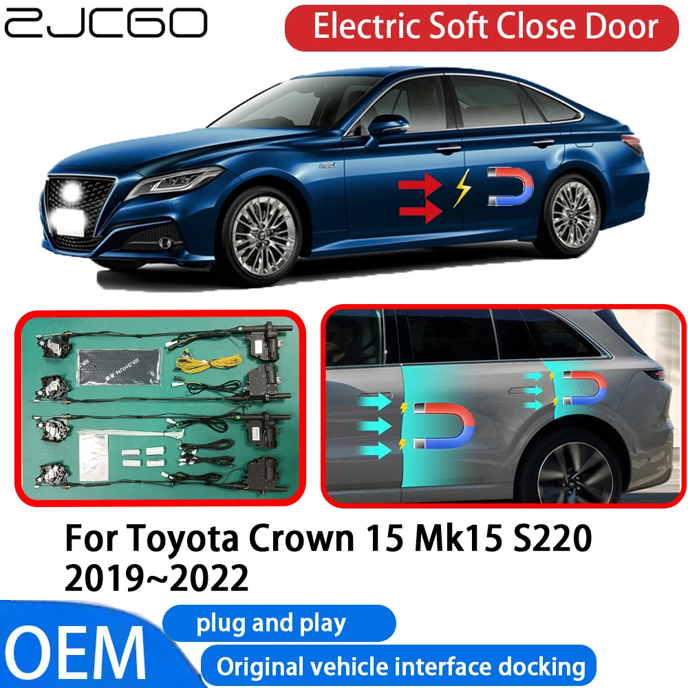 

for Toyota Crown 15 Mk15 S220 2019-2022 Car Automatic Electric Soft Close Door Closer System OEM Plug and Play Comfort Closing