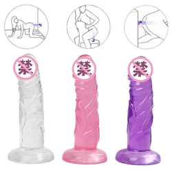 Godemichet Anal en Silicone pour Homme et Femme, Dilatateur Anal et Vaginal, 18 Ans