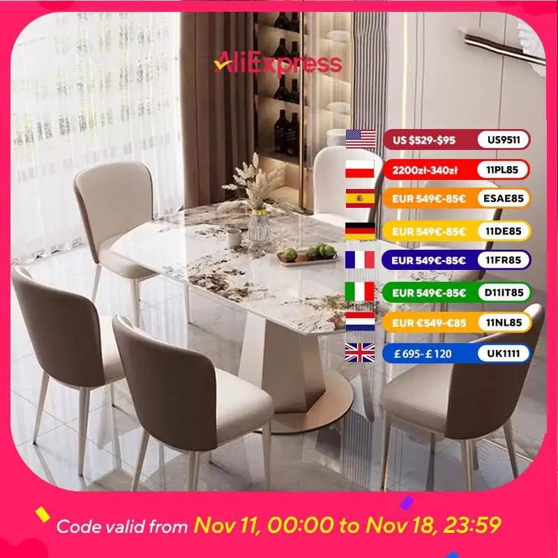 

Restaurant Design Dining Tables Italian Writing Breakfast Luxury Dining Tables Living Room Stone Table A Manger Furniture Home