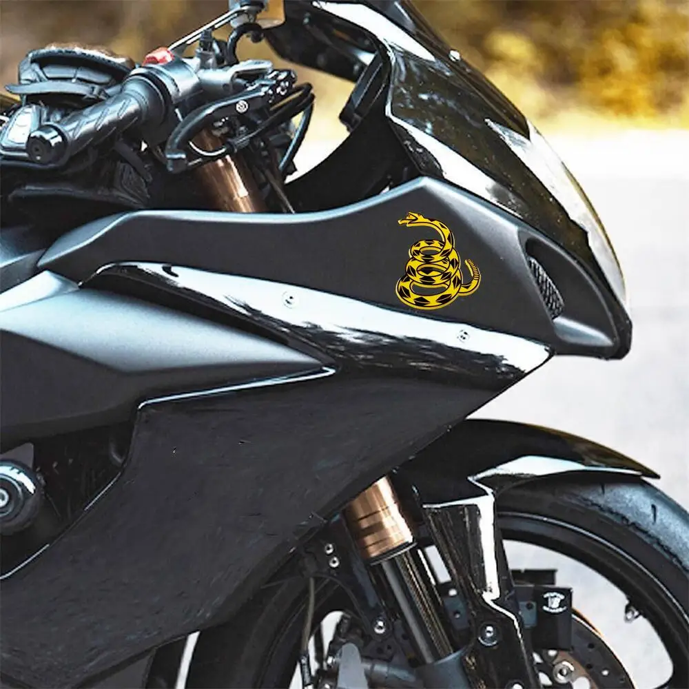 Don't Tread On Me pegatinas de serpiente de cascabel con bandera de Gadsden/calcomanías para vehículos, automóviles, motocicletas, camiones, pegatinas y calcomanías para parachoques