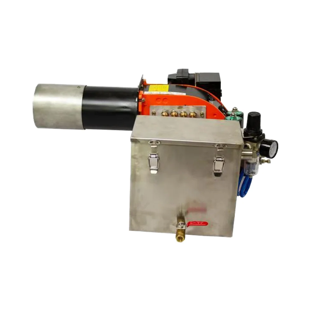 230kw Double Stage Waste Oil Burner Air Atomized Used Fuel Heater Heavy Oil Burner Multiple Fuels Burner For Powder Coating