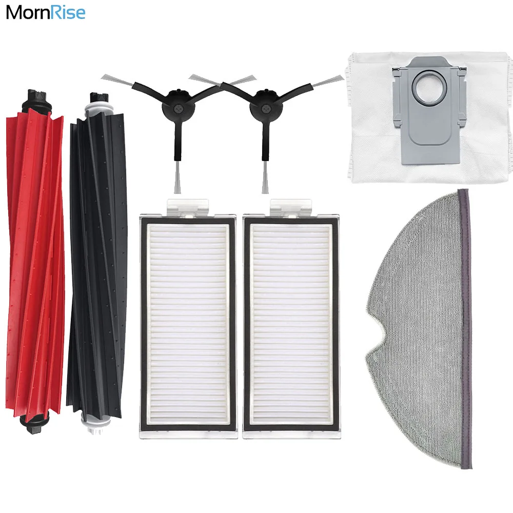 Acessórios Para Roborock Q8 Max Q8 Max+, Robô Aspirador Peças De Reposição, Kit De Substituição, Escova Principal, Filtro Hepa, Mop Pano