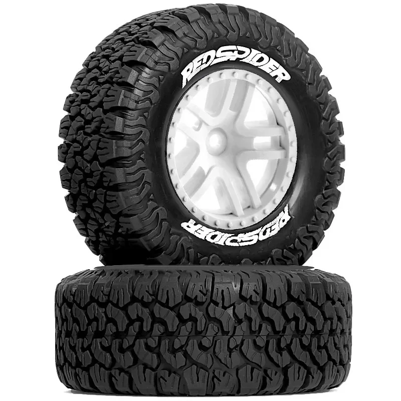 

1:10 112mm Short Course Truck Tire Wheel Tyre 12mm Hex Rim For Trxs Slash Arrma Senton HuanQi 727 Vkar 10sc HPI HSP RC Car