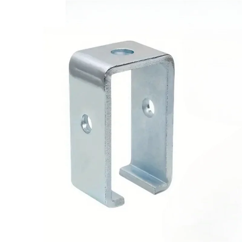 

GYTB-Hanger Bracket For Channel Trolley Track 2Pcs Intermediate Support Hanger Bracket Channel Trolley Track
