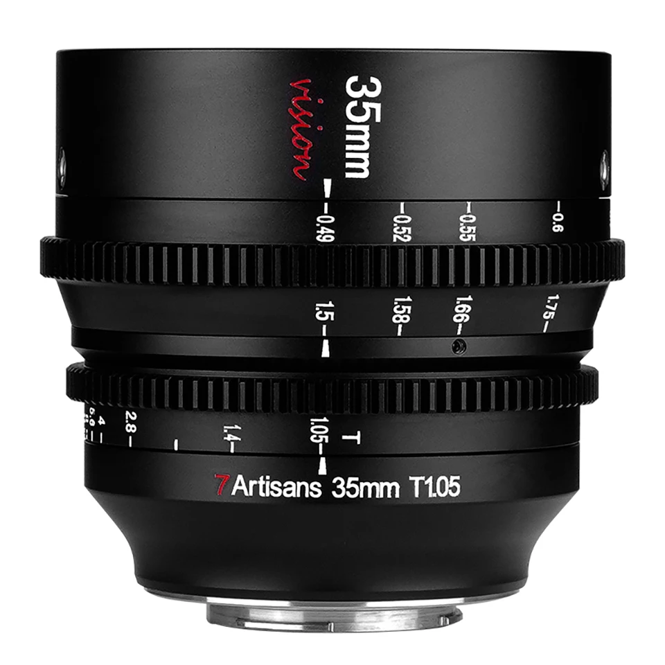 es 25 mm 35 mm 50 mm T1.05 APS-C-Rahmen Cine-Objektiv für Kamera-Studiofotografie mit Sony E A6000 XT-100 Z RF M43 L-Mount