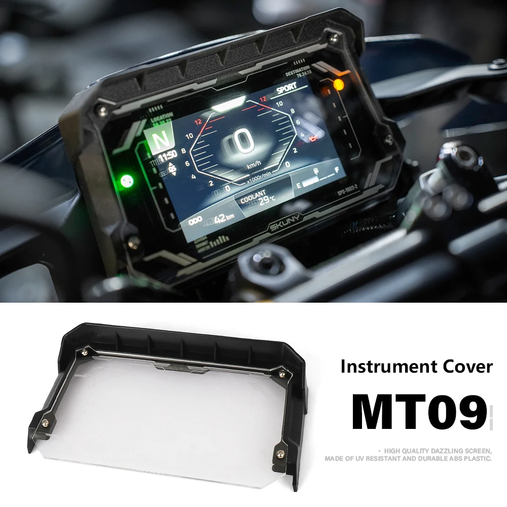 

Motorcycle Instrument Cover Speedometer Guard Case Gauge Odometer Tachometer protection For Yamaha MT-09 MT09 MT 09 2024 2025