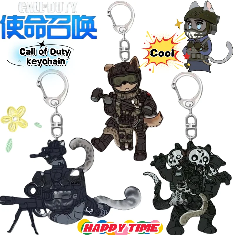 جديد نداء الواجب كيغان لوجان إلياس المفاتيح الإبداعية شخصية كول أنيمي HD طباعة حقيبة ظهر الطالب الاكريليك الديكور هدية