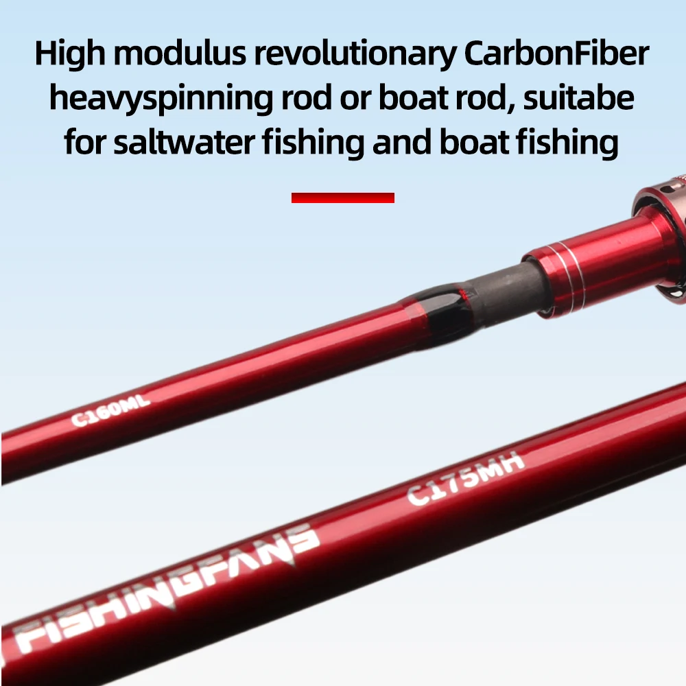FISHINGFANS Tintenfisch-Angelrute ML MH 1,5 m 1,6 m 1,75 m Salzwasser-Tintenfisch-Boots-Angelrute, empfindliches Licht, Jigging-Rute – Detail 9