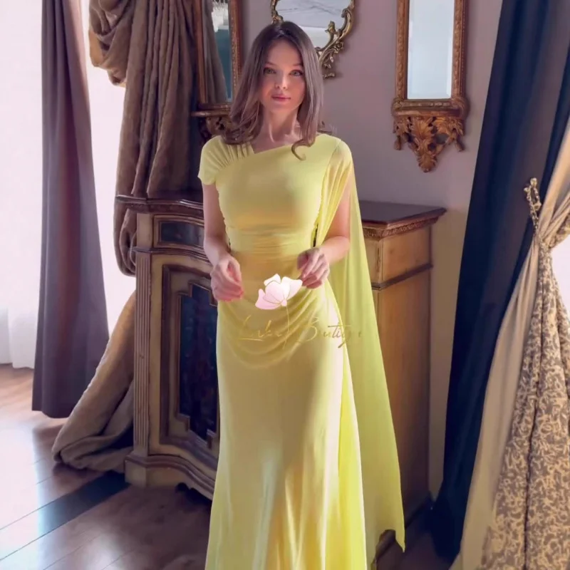 

2025New Year's New Slim, Soft and Elegant Short-Sleeved Long Dress Lightweight and Comfortable Dress for Women