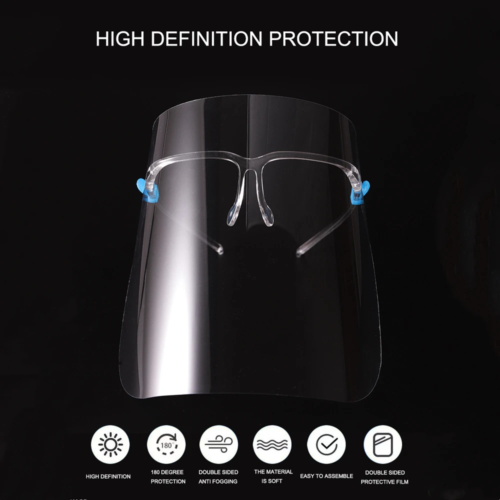 Lunettes de protection qualifiée ale transparentes pour la cuisine, masque anti-poussière, outils de cuisine réutilisables, masque anti-buée, 5