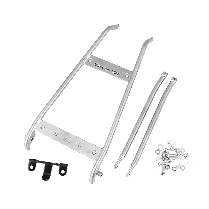 H & H-For Brompton P-LINE Folding Bicycle Shelf, Ultra Light Titanium Alloy, Mini Rear Goods Shelves