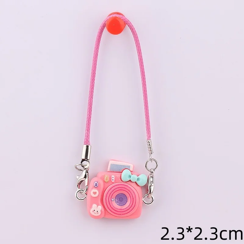 จี้ตุ๊กตาขนนุ่มน่ารัก อุปกรณ์เสริมรูปกล้องการ์ตูนจิ๋ว สำหรับตกแต่งฉากบ้านตุ๊กตา ของเล่นแต่งตัว BJD สำหรับเด็ก