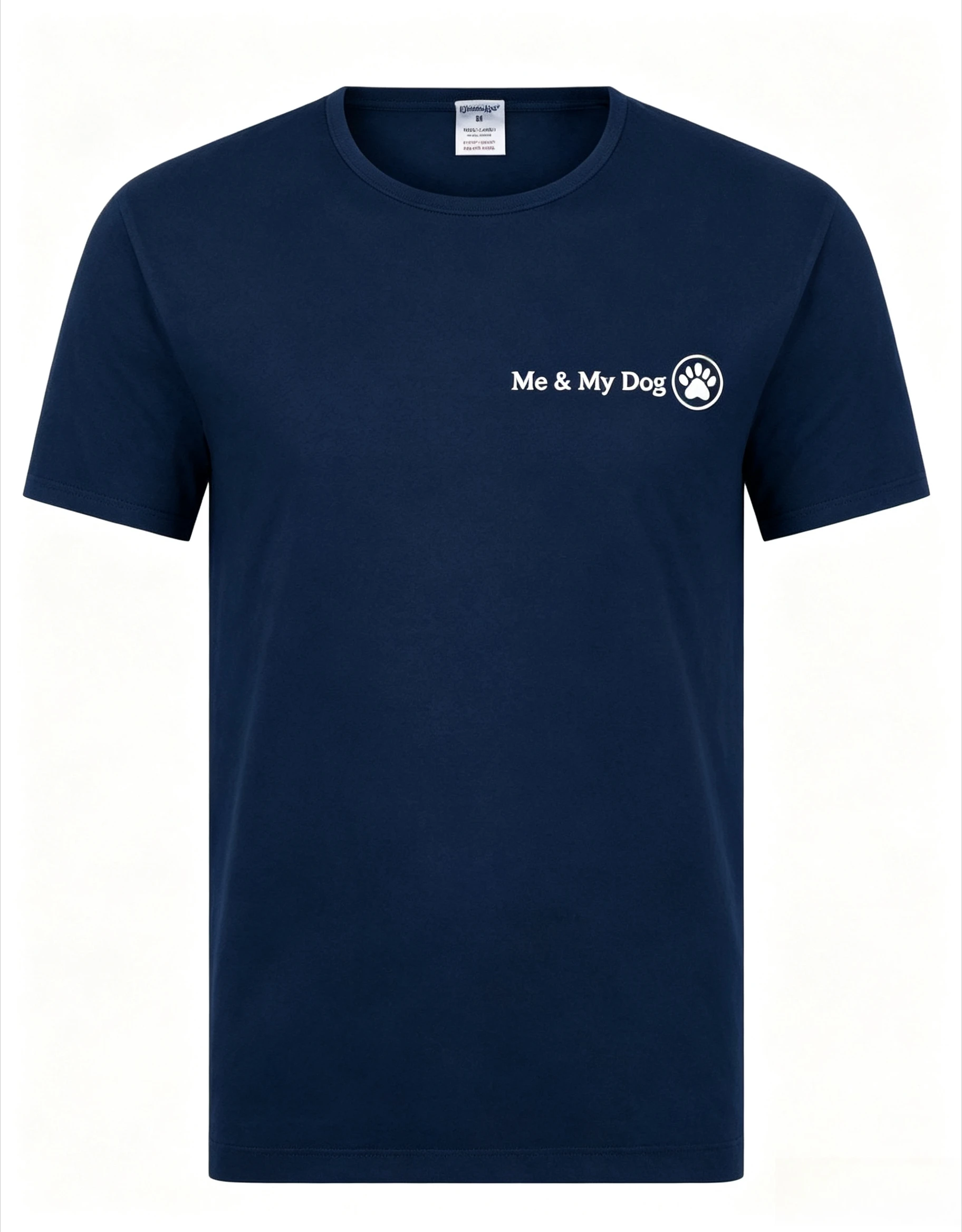 I Have A Classic Casual and Simple Style T-shirt for My Dog, Featuring Hand-painted Lettering, Suitable for Both Men and Women.