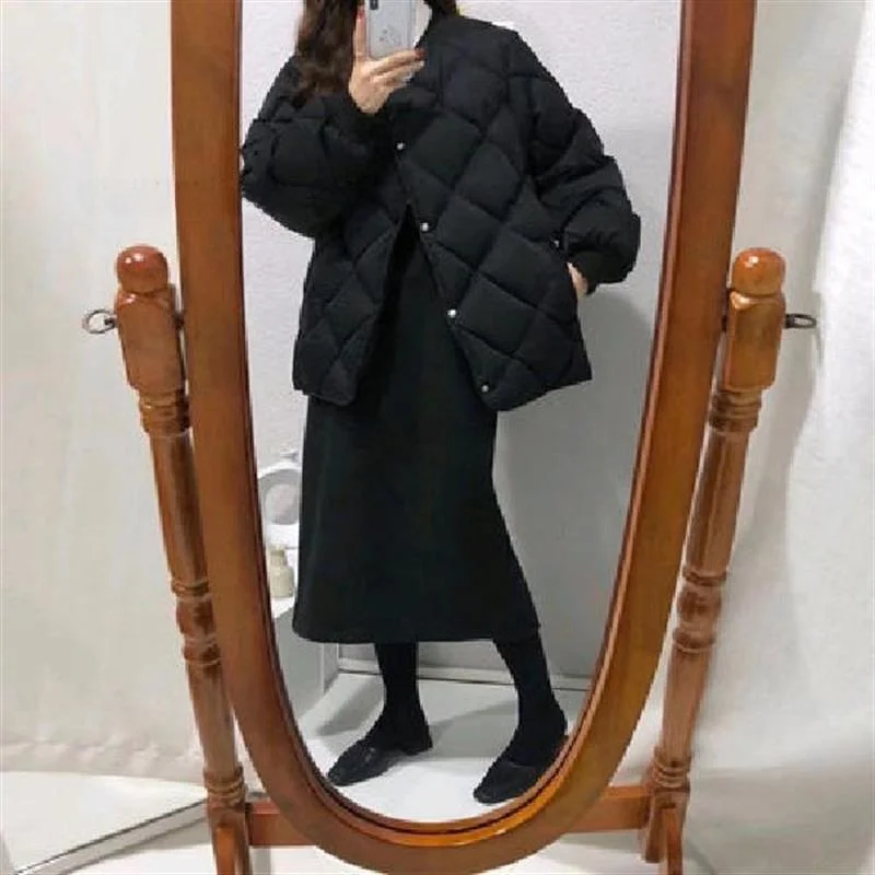 Women's Short Thickened down Cotton Jacket Autumn Winter New Style Korean Version Fashionable Warm Large Size Versatile Quilt...
