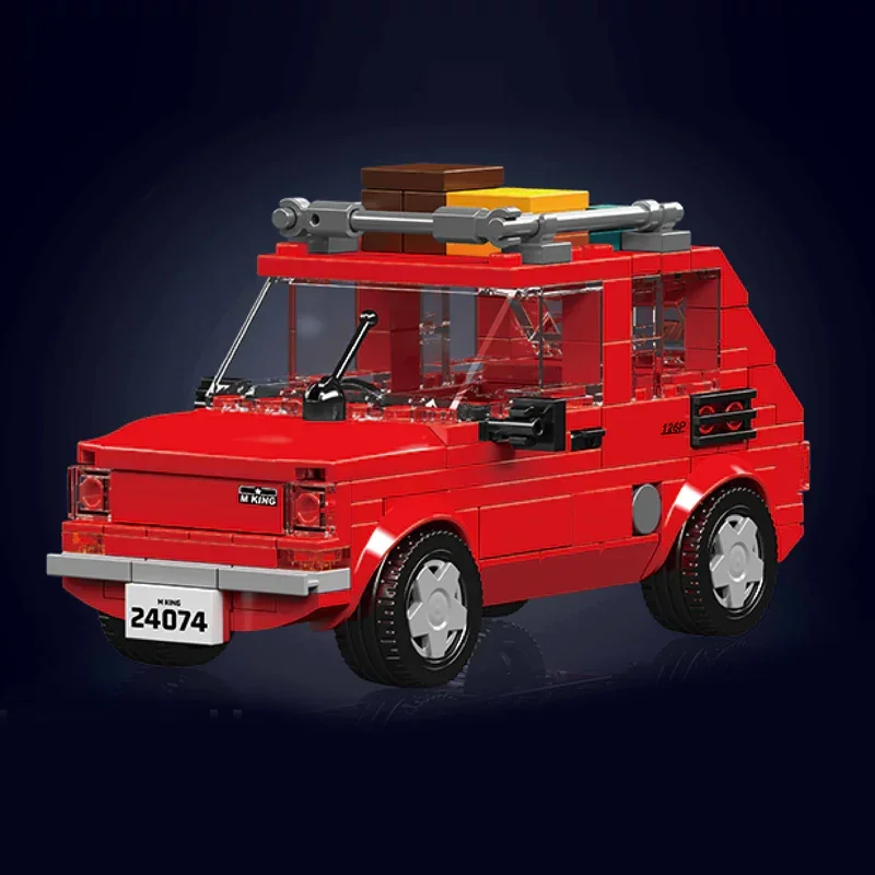 몰드 킹 미니카 126P 야외 모험 MOC 24074 모델 393PCS 조립식 미니 블록 퍼즐 장난감 선물