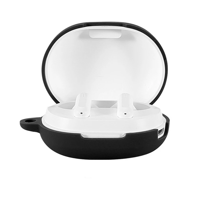 Capa protetora de silicone do fone de ouvido capas compatíveis com haylou gt7 capas de fone de ouvido proteção da pele suportes acessórios