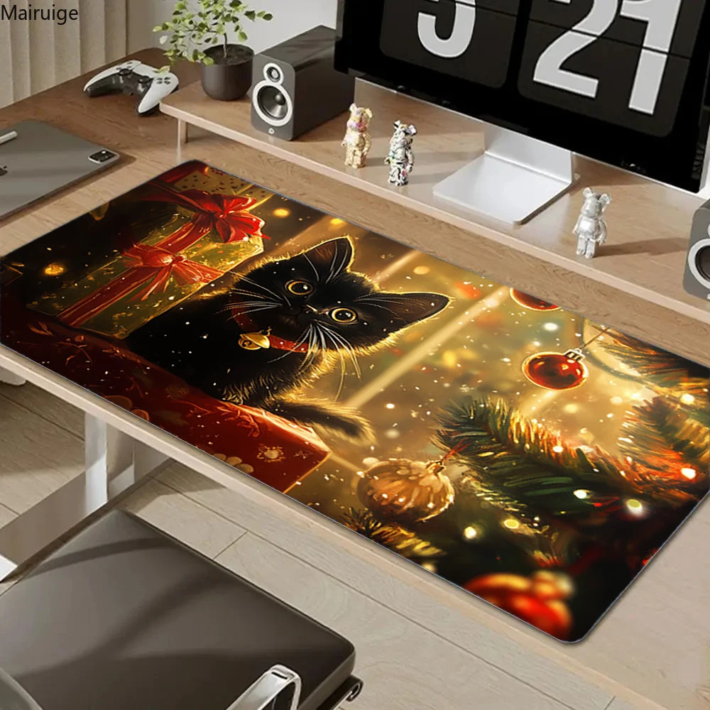Cute little cat pattern Art Mouse Pad Large Gaming Mousepad Gamer Keyboard Mouse Mats Office Computer Laptop Desk Mat