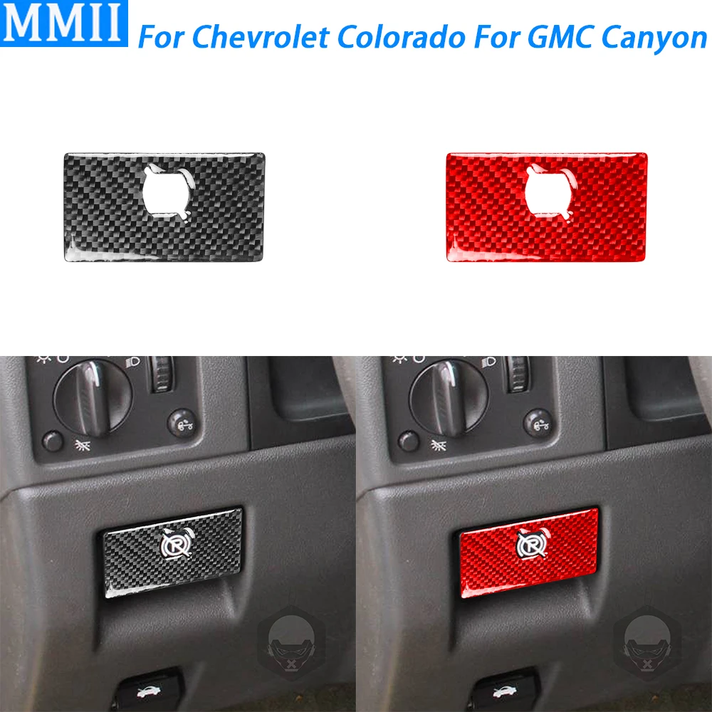 For Chevrolet Colorado For GMC Canyon 2004-2012 Carbon Fiber Dashboard Air Vent Panel Cover Car Interior Accessories Sticker