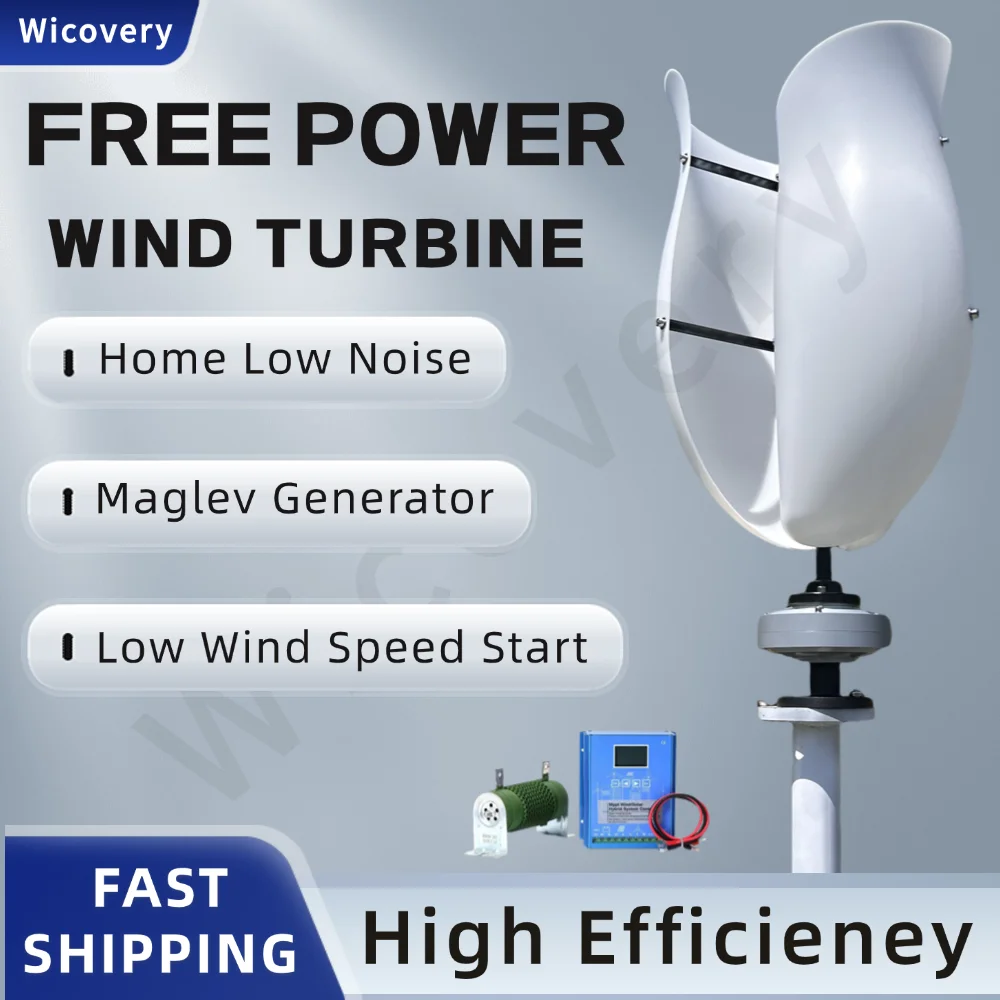 

4KW-8KW Outdoor Household Electricity Rose Wind Turbine 12V-48V High Voltage Household Windmills Generator With Controller