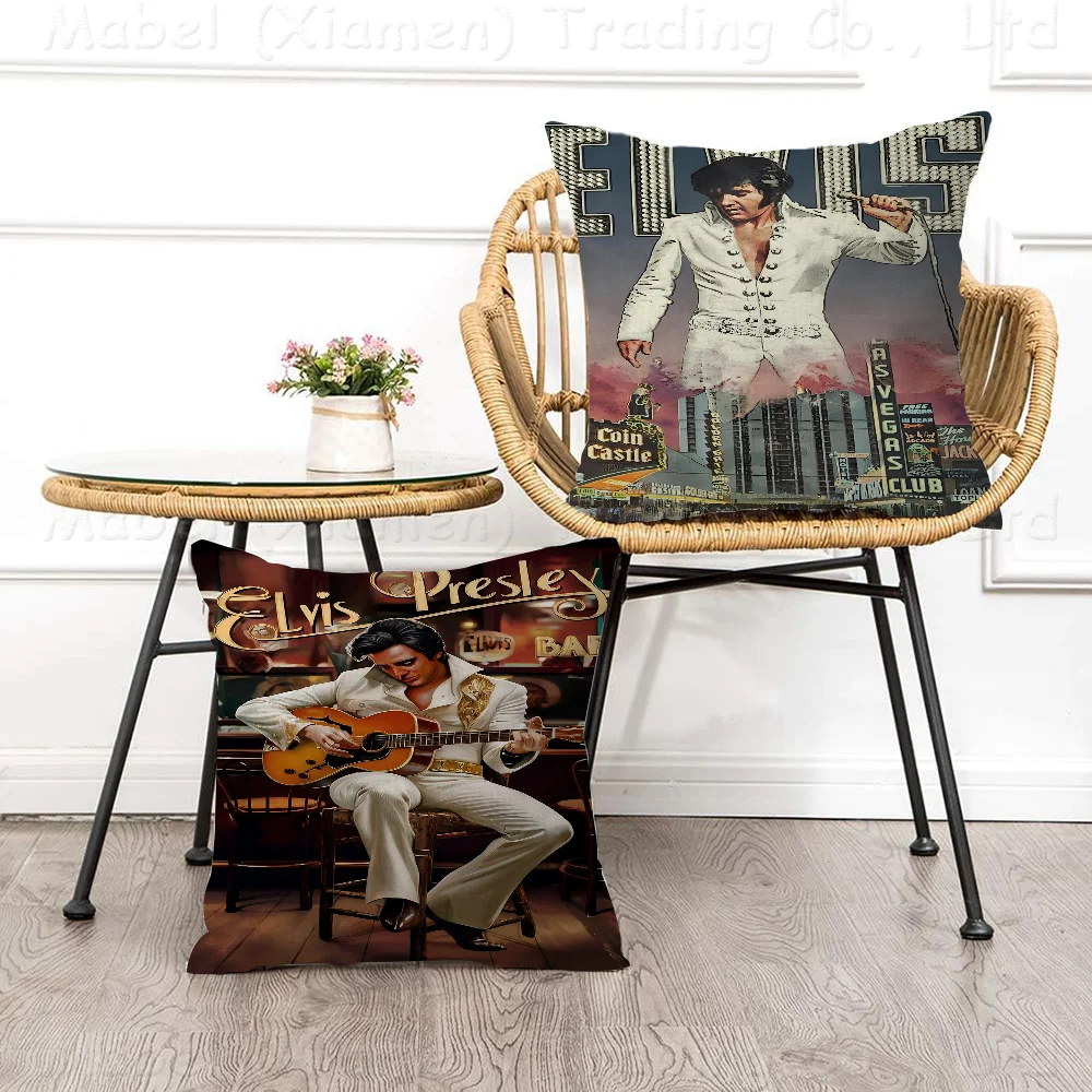 

E-Elvis Presley Cushion Cover 30x50 Polyester Sofa Cushions Decorative Throw Pillows Home Decoration Pillowcover