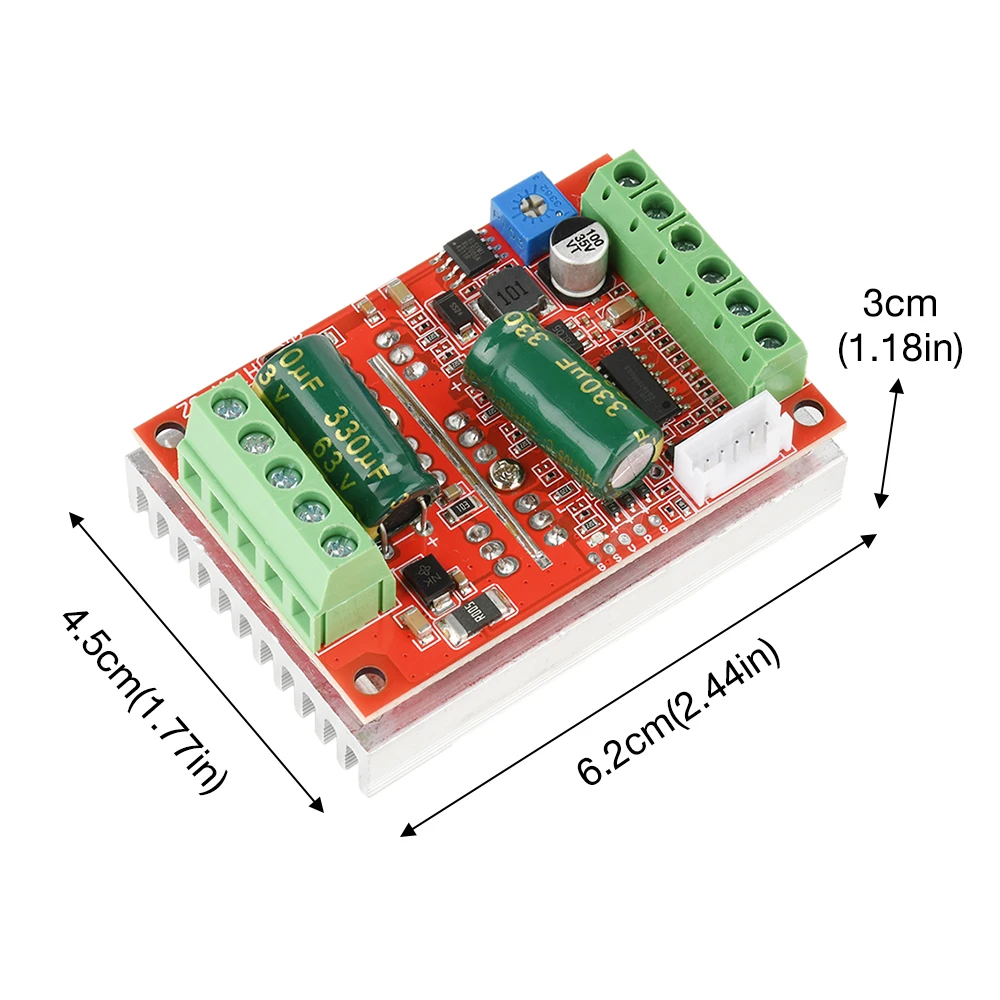 400w Bldc Three Phase Dc Brushless Motor Controller Electric Motor Speed Controller With Hall Sensor Motor Driver Module
