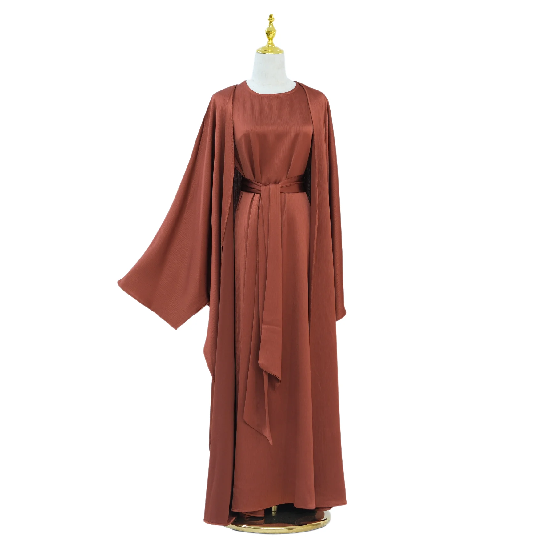 Modest Abayas For Women Muslim Sets Turkey Kaftan Islam Clothing Ramadan Ensembles Musulmans Caftan Marocain Femme Hijab Robe