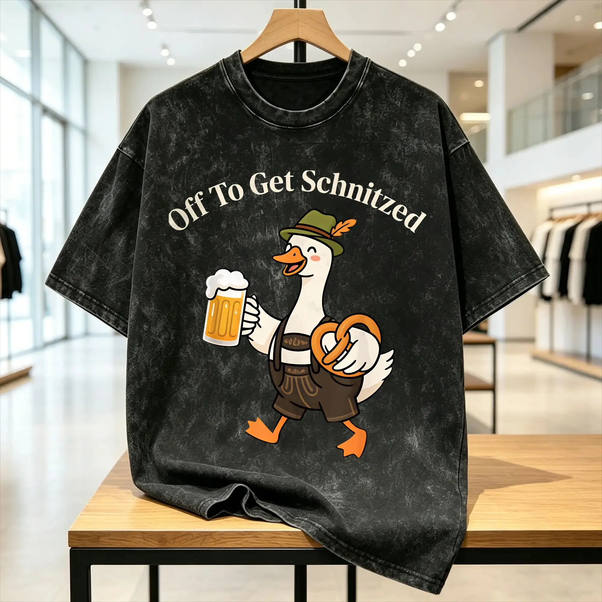 Men's Off to Get Schnitzeled T Shirts Oktoberfest Top Tees Summer Y2K Funny Short Sleeve T-Shirt O-Neck Fashion Pattern T Shirt