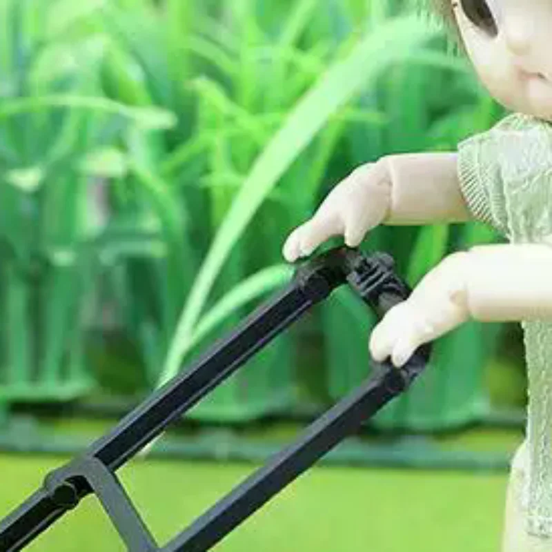 1 Piece Miniature Furniture Accessories 1:12 1:18 Dollhouse Lawn Mower Model Simulation Children's Garden Mower Toy Repair Tool