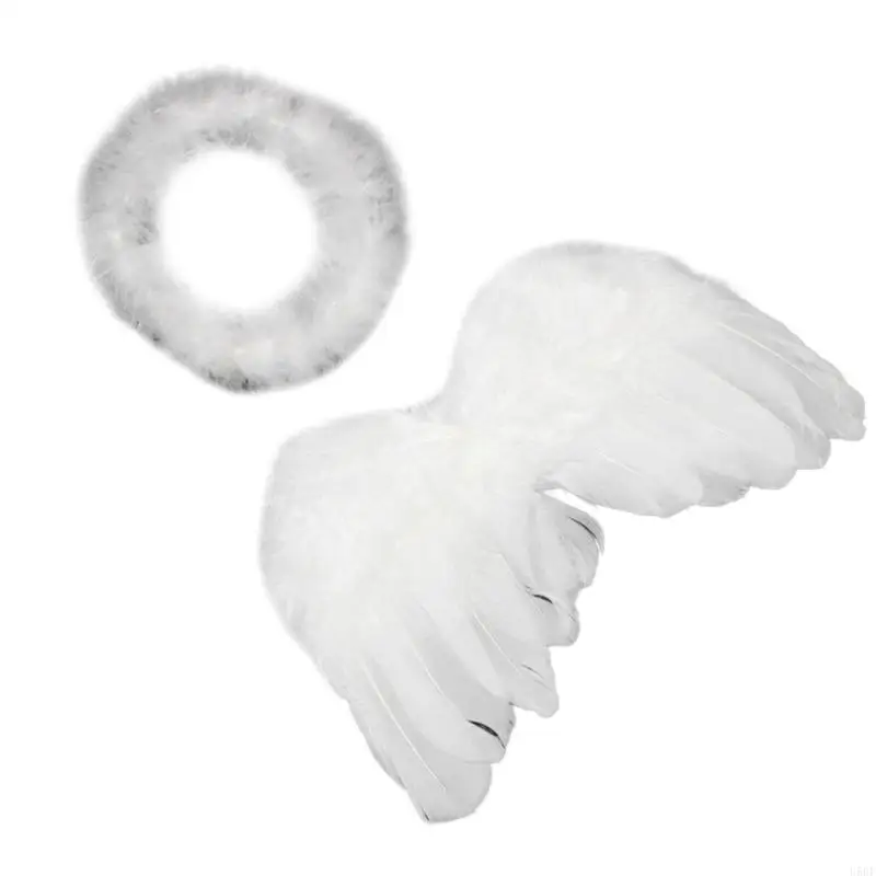 u50f photoshoot photoshoot props props Angel Wing Beadband Meleborn Photo Costume Assume