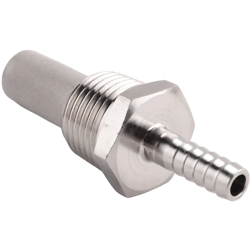 A36T-3X Home Brewing Inline Oxygenation Diffusion Stone Aeration Stone 1/2 Npt Carbonation Stone