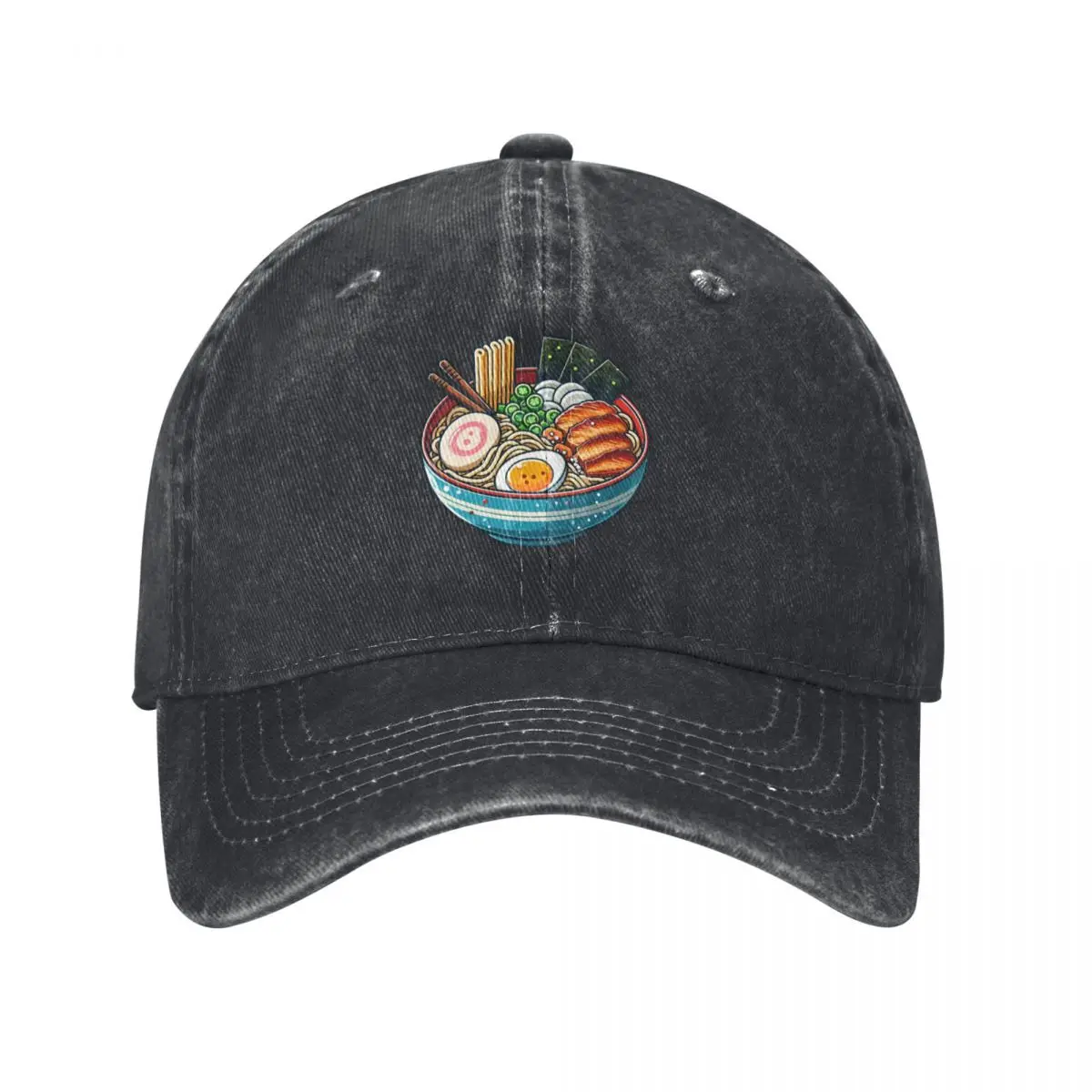 Japanses Ramen Noodles Bowl Baseball Cap Hood cute Streetwear For Women 2024 Men's