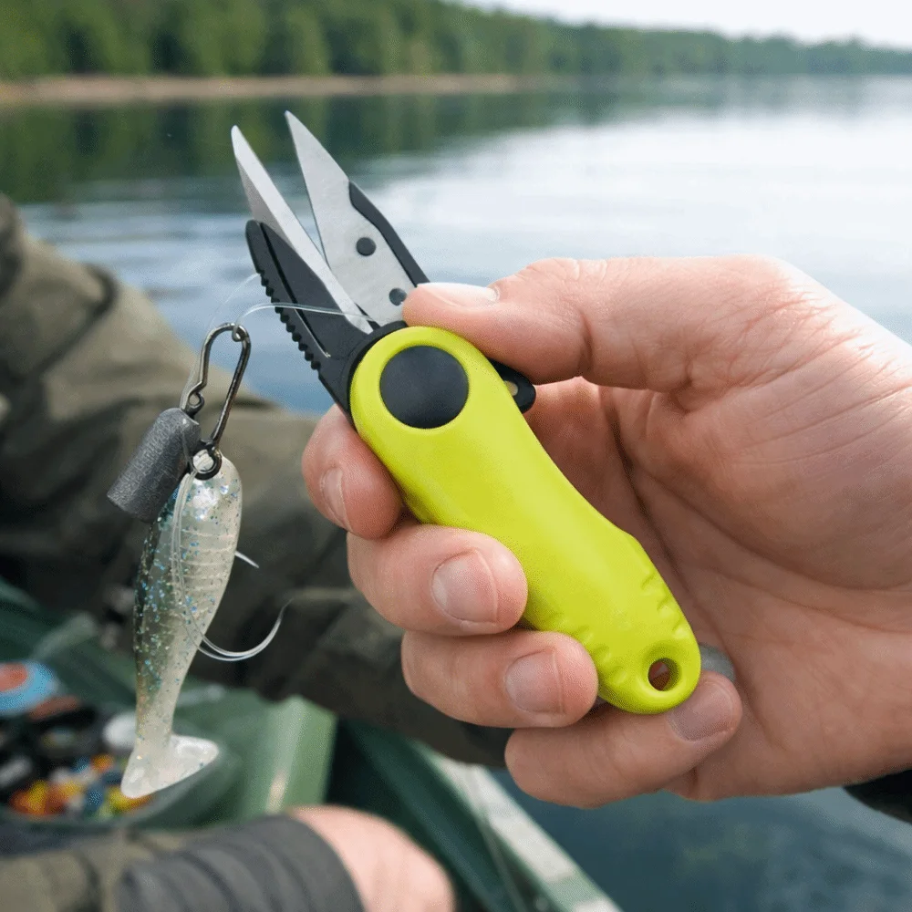 Stainless Steel Folding Scissors Multifunction Tool Foldable Design Fishing Line Cutter Durable Construction Rust Proof