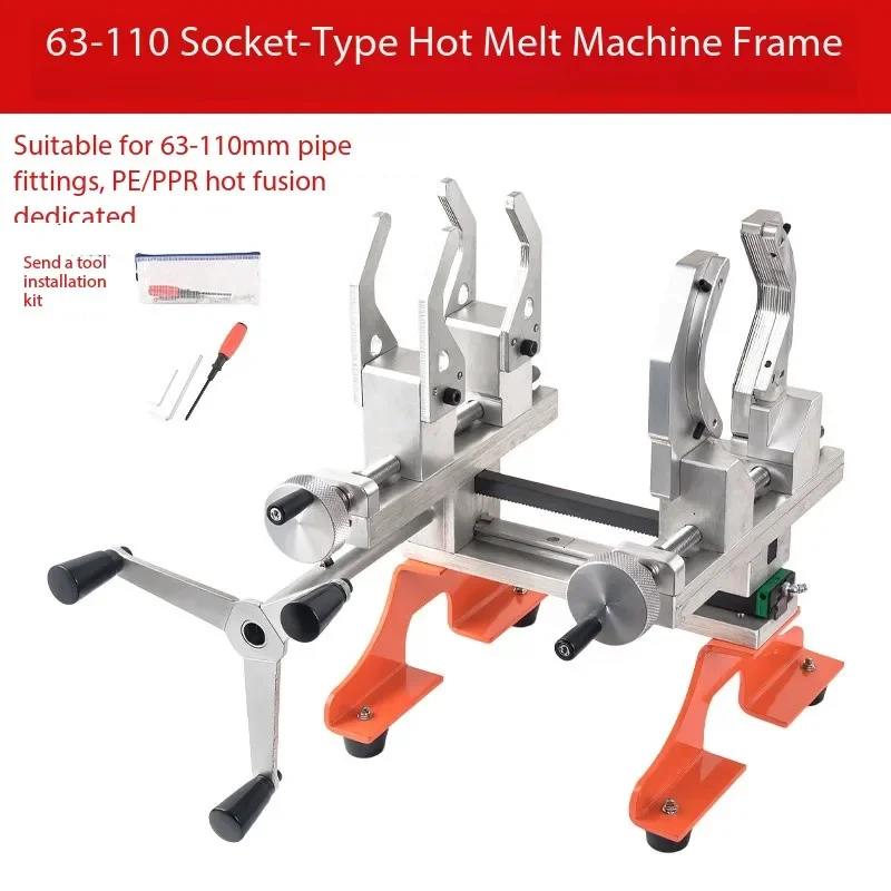 20-110mm Portable Fusion Welder for PE/PPR Pipes, Socket Welding Machine with Stand – Lightweight Plumbing Tool