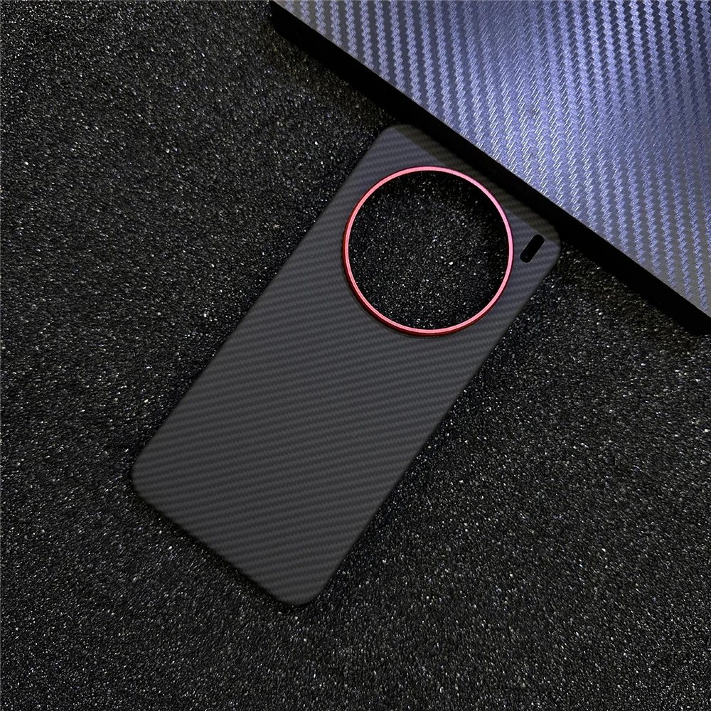 Real Carbon Fiber Case for Vivo X200 Pro Mini Ultra-thin Shockproof Aramid Fiber Protective Cover for Vivo X200 Pro Mini Case