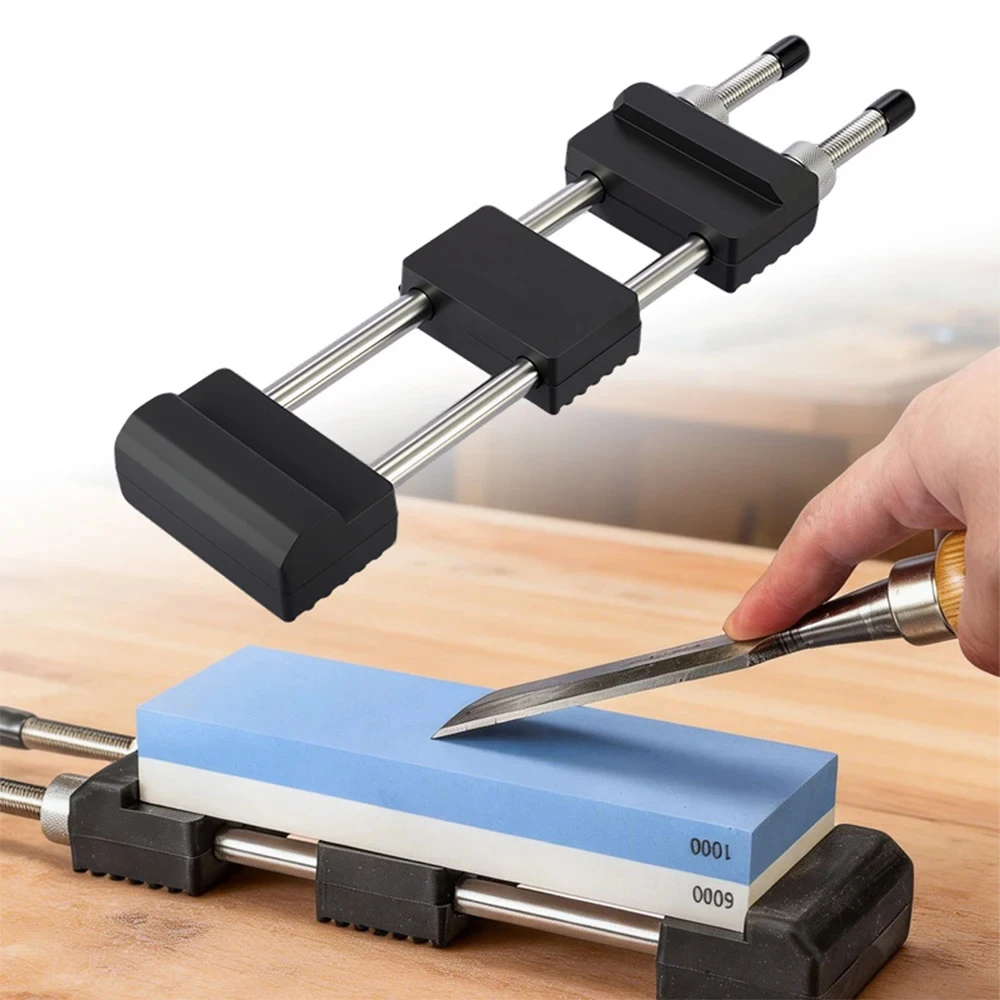 

Knife Sharpener Stone Holder Whetstone Silica Gel Base System Kitchen Sharpening Accessories Tools