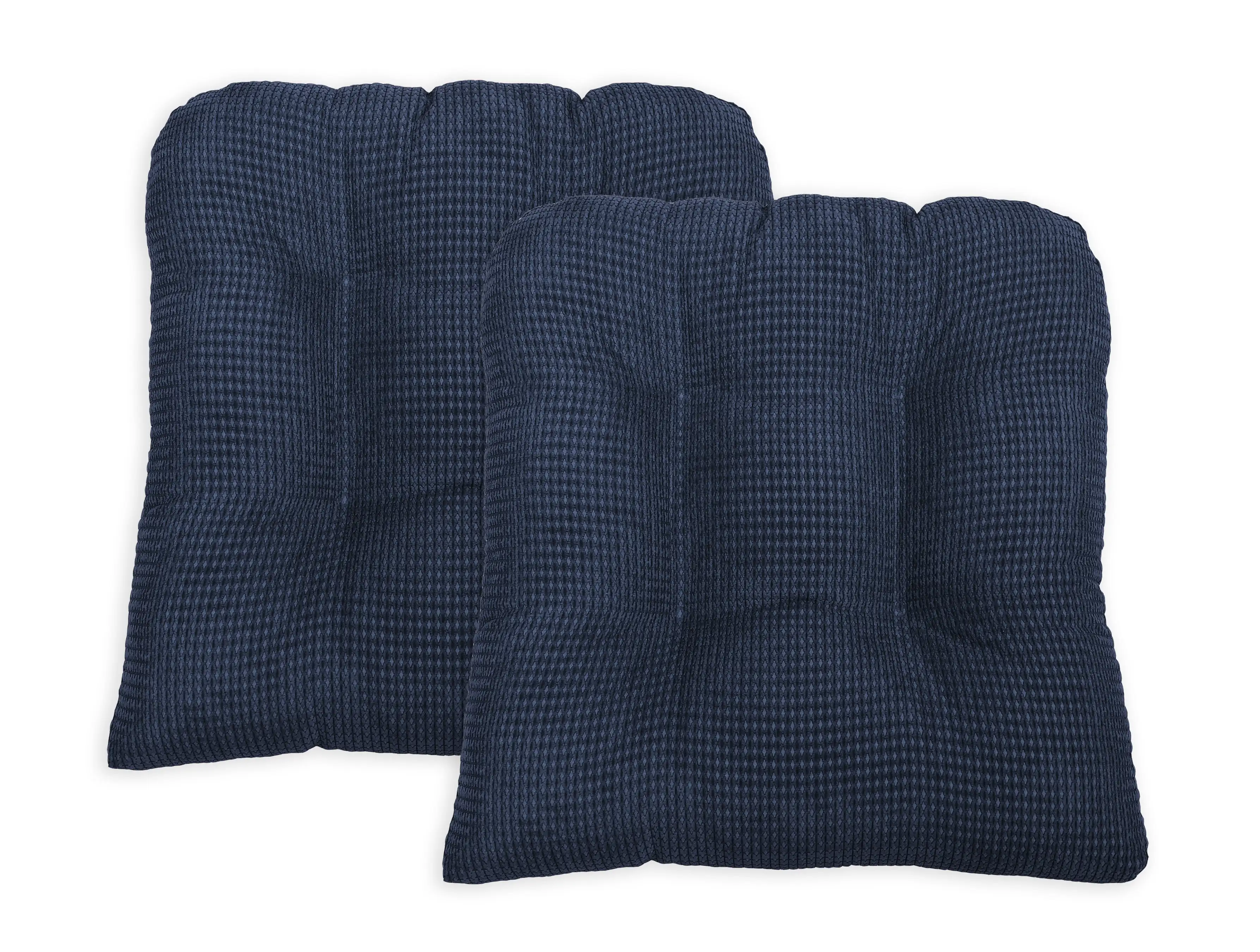 

Set of Two (2) Chair Cushions Memory Foam Material Memory Foam Features Tufted Dimensions 16.00 x 16.00 x 3.00 Inches