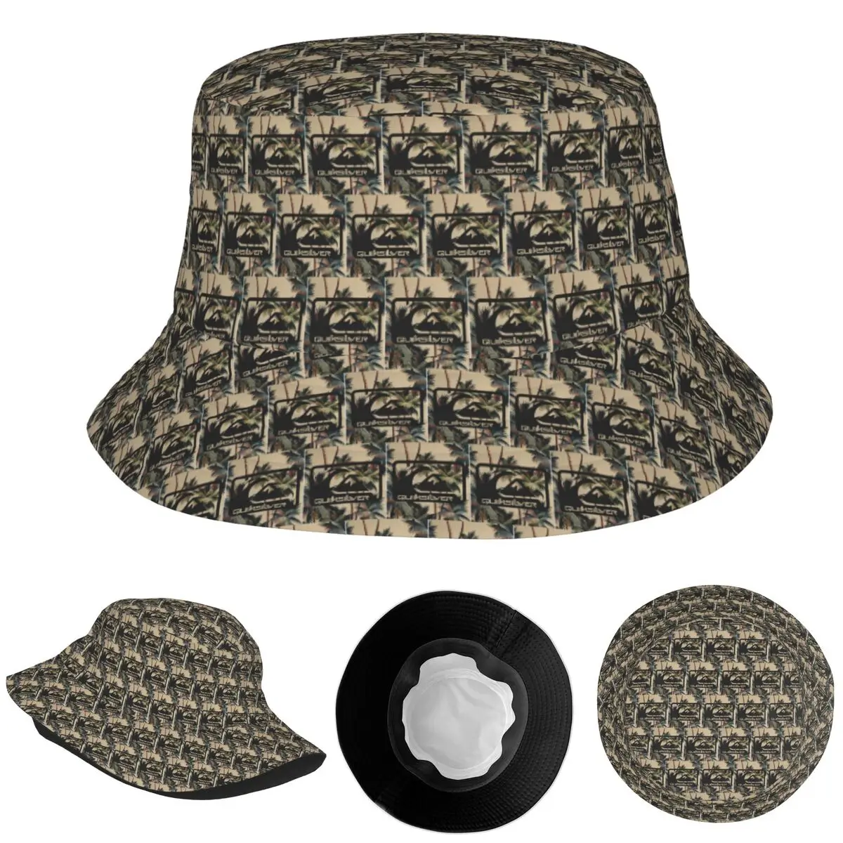 Quiksilver-ropa de surf Unisex, sombreros de cubo, sombrero de Panamá, sombreros de pescador Bob para niños, gorras de pesca de verano Unisex
