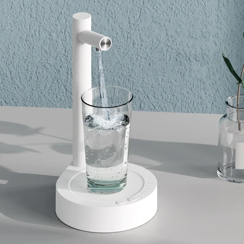 Xiaomi-Distributeur d'eau de table électrique à 6 vitesses, aste par USB, pompe à bouteille d'eau intelligente avec interrupteur automatique de base