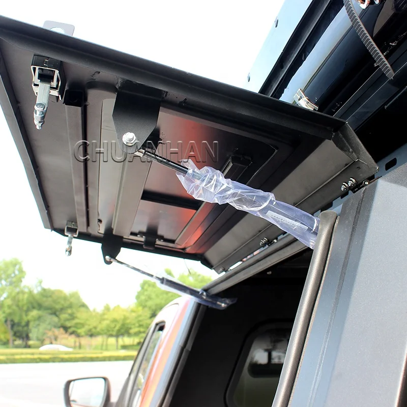 Hilux Vigo Revo Truck Hard Top Canopy with Windows Steel Pickup Truck Bed Covers Tacoma Canopy