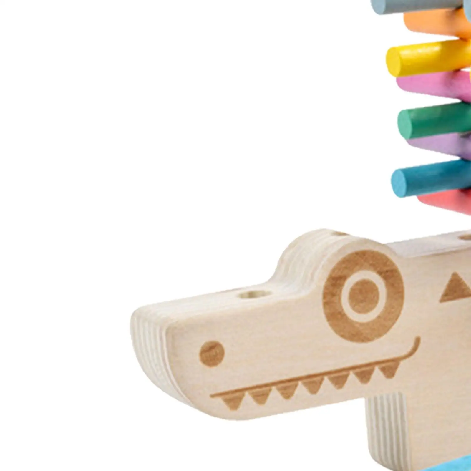 Juego de palos sensoriales de madera para niños, palos de clasificación con forma de madera, juguetes educativos de colores, regalo de cumpleaños para bebés