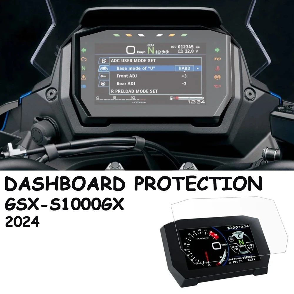 NEW GSX-S1000GX Dashboard Screen For Suzuki GSX-S1000 GX GSXS1000GX Accessories Scratch Cluster Protection TPU Instrument Film