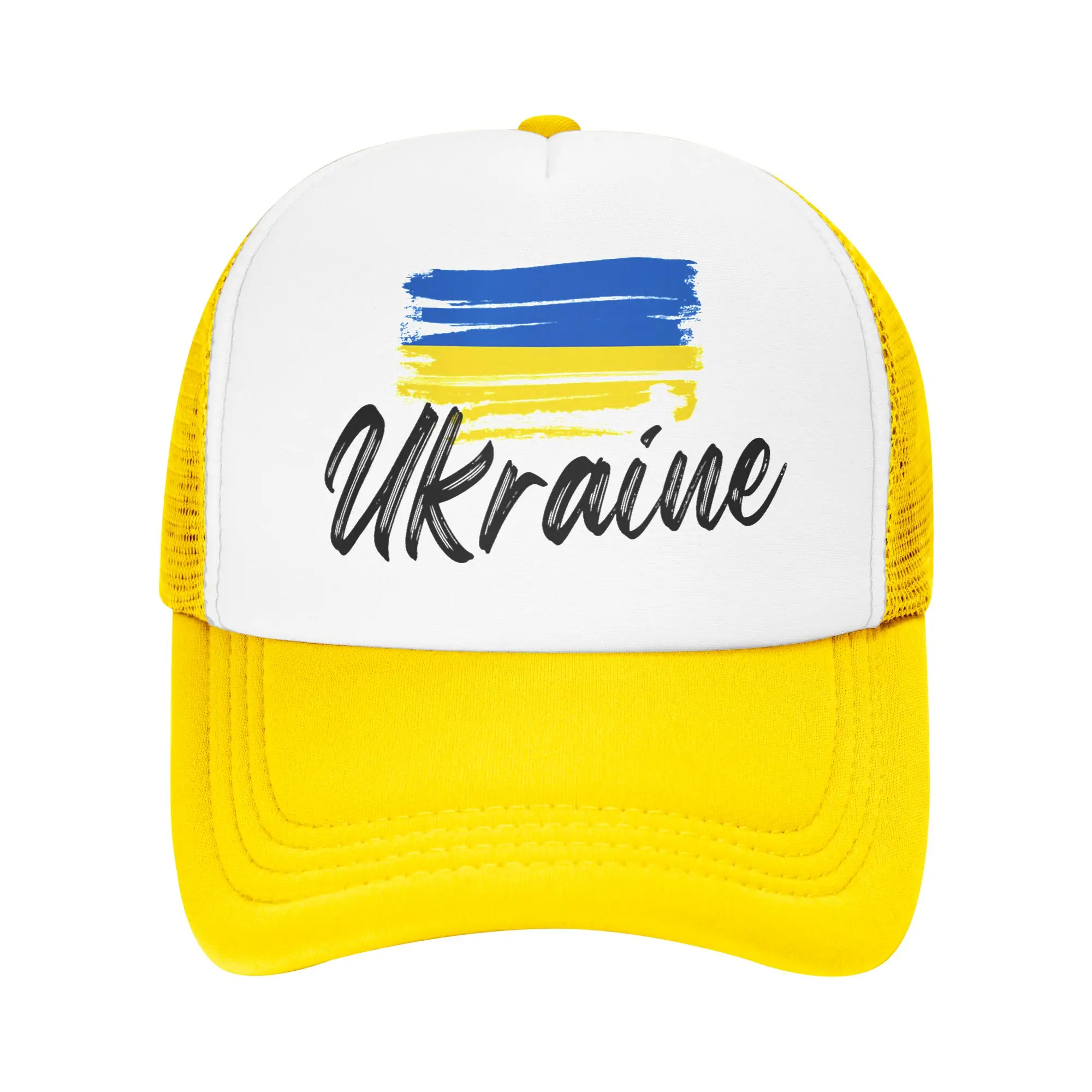 Ukraine Flag Ukrainian Mesh Baseball Cap Unisex Hip-Hop Sun Hats  Hat Adjustable Snapback Caps Golf Hats Summer Trucker Caps