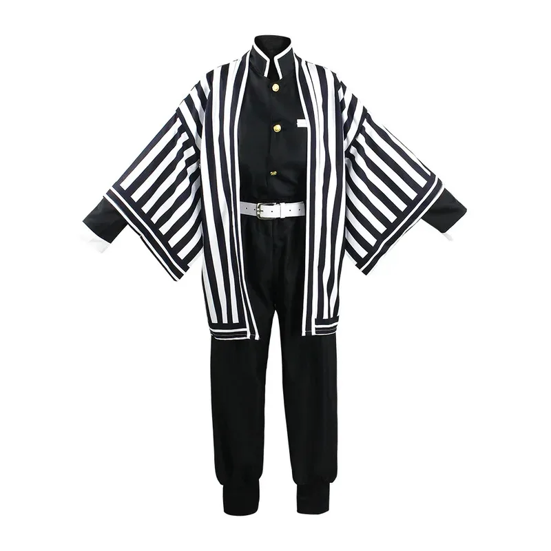 ❤❤2025 Cosplay Costume Anime Kimetsu No Yaiba Iguro Obanai Wig Fake Snake Adult Child Halloween Clothes New ★☆