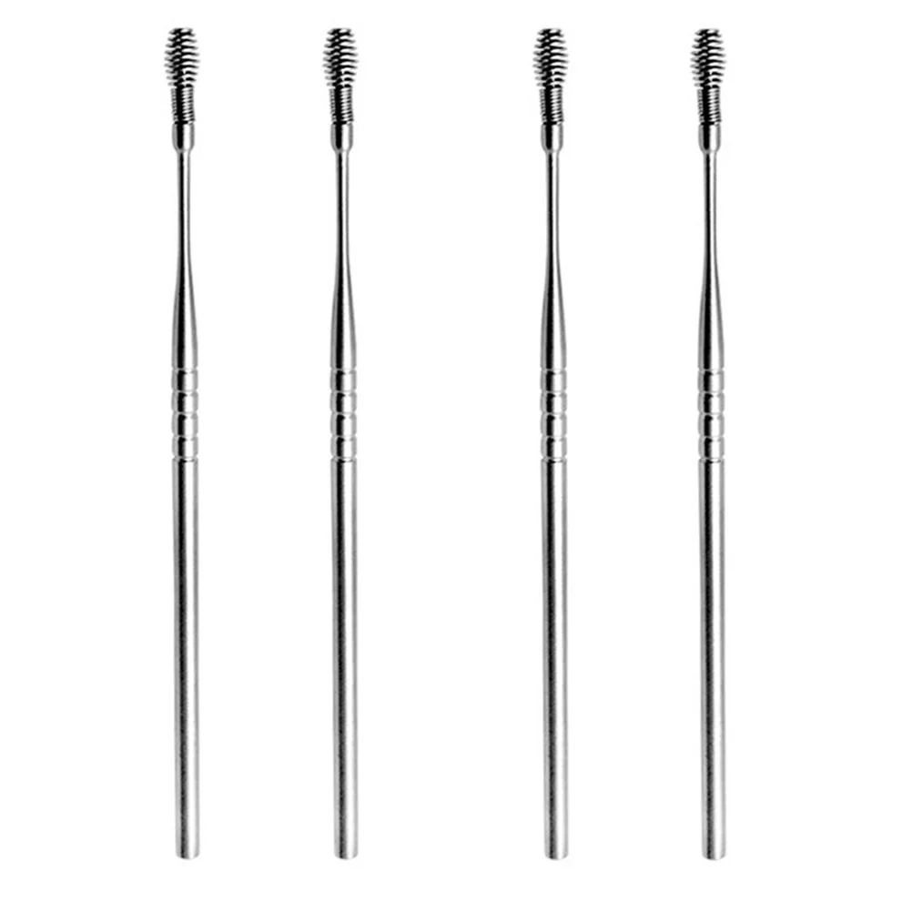 

4 шт., инструмент для удаления ушной серы, ушные щипцы из нержавеющей стали, нескользящая полированная поверхность, здоровые уши, практичный инструмент для удаления ушей