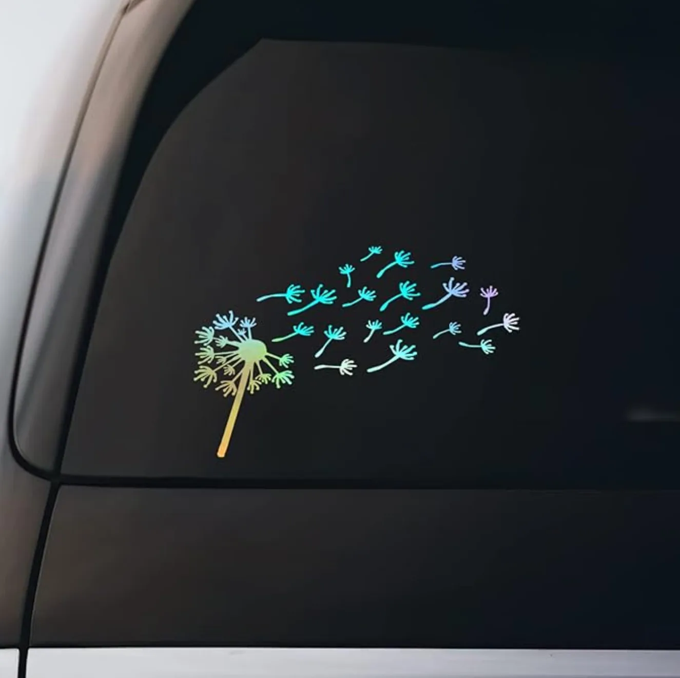 

Custom Dandelion Flying Flower Sticker Adhesive Vinyl Decal Notebook Car Window Bumper Laptop Holographic Weather Resistant