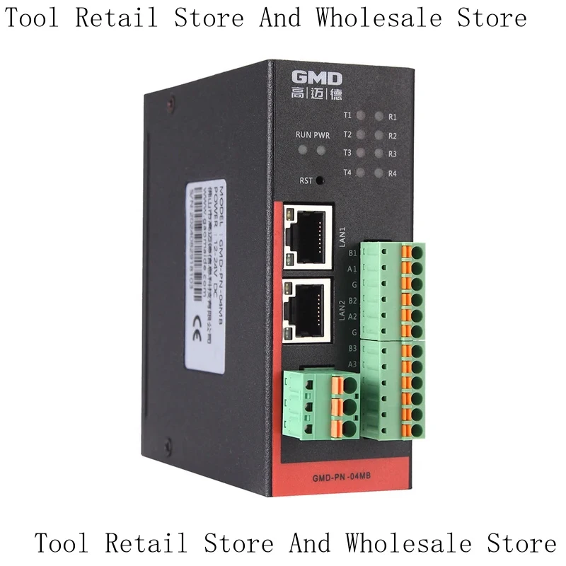 4-ways 485 Profinet Communication Protocol Conversion Gateway Pn To Modbus Remote Io Bus Module
