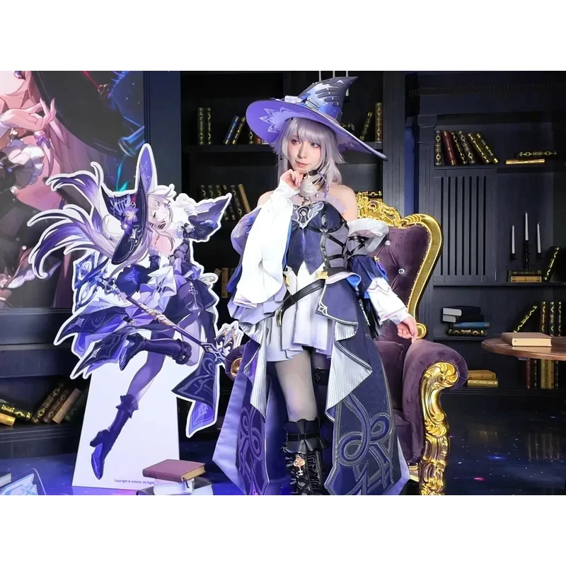 

ABC123CosplayGame Honkai Star Rail New The Herta Cosplay Costume Uniform Halloween Outfits Wig S3'd,5;h.9/