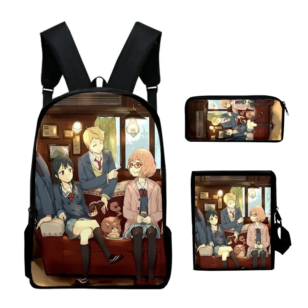 Harajuku 3d backpack printing,3pcs/set,for school,laptop,laptop,shoulder bag,case